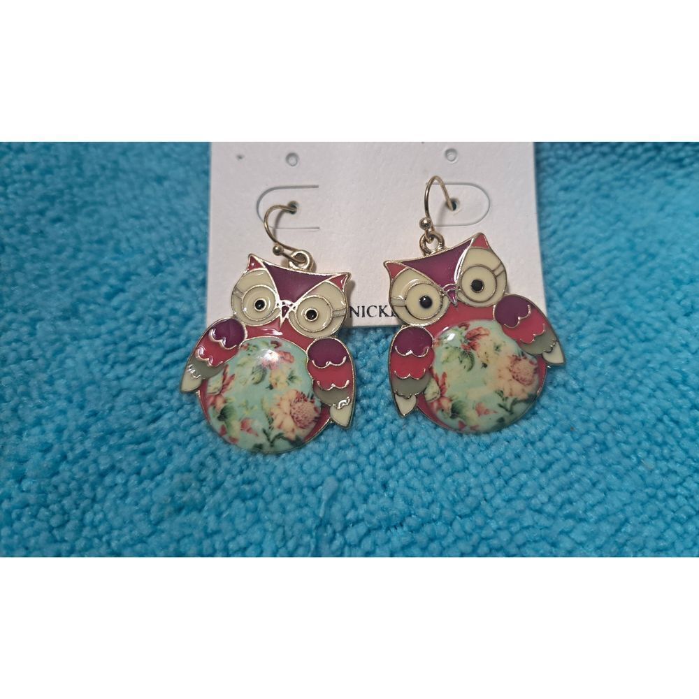 Owl earrings - Picture 2 of 4
